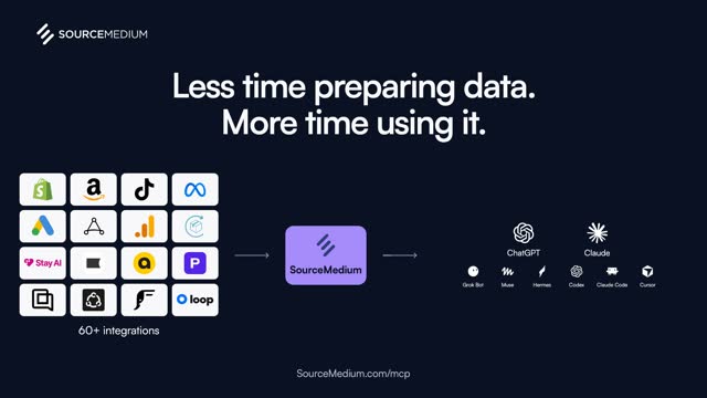 Less time preparing data. More time using it.
